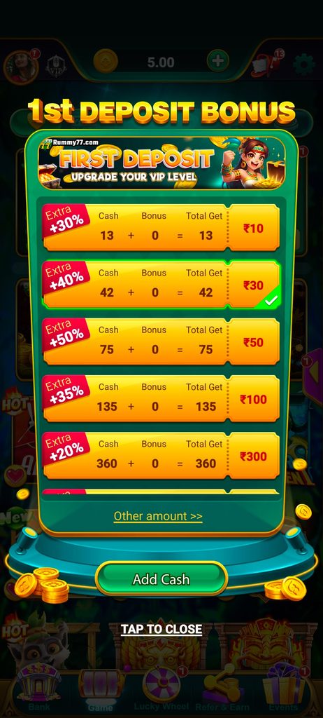 Rummy 77 App